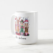 Mug Crayon de professeur Noël Coquette (Devant gauche)