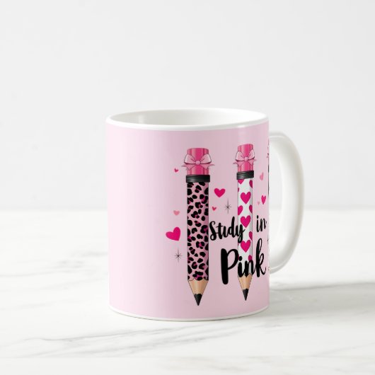 Mug Crayon éducation mignon (Devant droit)