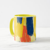 Mug Crayon et fleurs de papillon (Devant gauche)