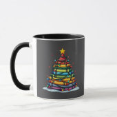 Mug Crayon Noël Arbre Enseignant Noël Étudiant Noël (Gauche)