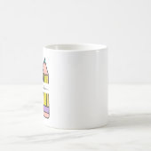 Mug Crayon nom enseignant coloré cartoon  (Centre)