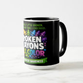 Mug Crayons Cassés (Devant droit)