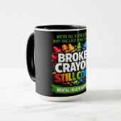 Mug Crayons Cassés (Devant gauche)