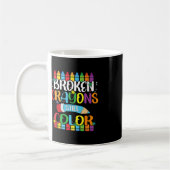 Mug Crayons cassés Couleur encore Sensibilisation à la (Gauche)