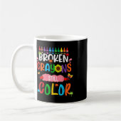 Mug Crayons cassés Couleur encore Sensibilisation à la (Gauche)