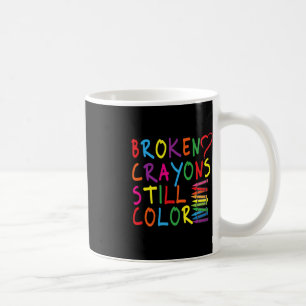 Mug Crayons cassés Couleur fixe - Sensibilisation en s