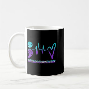 Mug Crayons Cassés Couleur Prévention du Suicide Menta