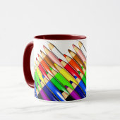 Mug crayons de couleur (Devant gauche)
