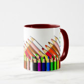Mug crayons de couleur (Devant droit)