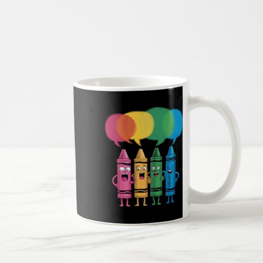 Mug Crayons de couleur Humeur de crayon à la mode Vend (Droite)