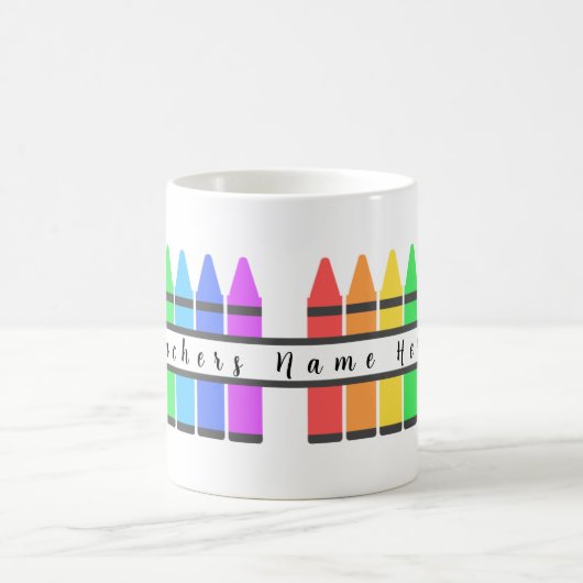 Mug Crayons de couleurs pour enseignant (Centre)