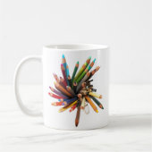 Mug Crayons d'huile colorés par artistes (Gauche)