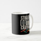 Mug Crayons Outta droits (Devant droit)
