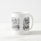 Mug Crayons, Papier et Possibilités (Devant droit)