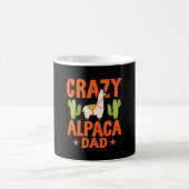 Mug Crazy Alpaca Papa Funny Llama et Alpaca Lover (Centre)