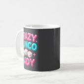 Mug Crazy Bunco Lady Funny Bunco Dice Game Night Women (Devant gauche)