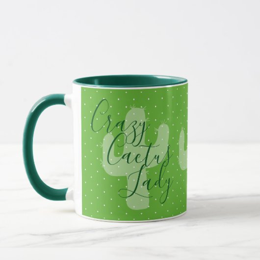 Mug Crazy Cactus Lady Cute Cactus (Gauche)