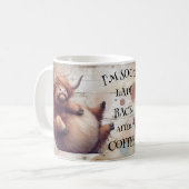Mug Crazy Cartoon Highland Cow (Devant gauche)