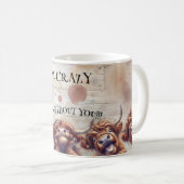 Mug Crazy Cartoon Highland Cow (Devant droit)