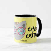 Mug CRAZY CAT DAD Coffee (Devant droit)