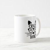 Mug Crazy Cat Dude (Devant droit)