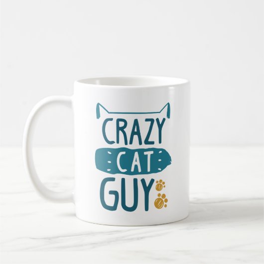 Mug Crazy Cat Guy (Gauche)