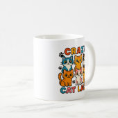 Mug Crazy Cat Lady Cat Stack  (Devant droit)