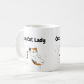 Mug Crazy Cat Lady mule (Devant gauche)