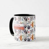 MUG CRAZY CHAT LADY (Devant gauche)