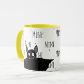 Mug Crazy Cute Batty "Mine" Amour (Devant gauche)