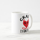 Mug Crazy Ex Girlfriend Drôle Diable Rouge Coeur (Devant droit)