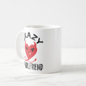 Mug Crazy Ex Girlfriend Drôle Diable Rouge Coeur (Devant gauche)