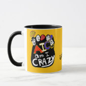 Mug Crazy Good Vibes, Vibrant (Gauche)