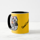 Mug Crazy Good Vibes, Vibrant (Devant gauche)