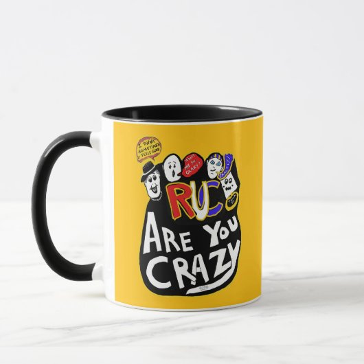 Mug Crazy Good Vibes, Vibrant (Gauche)
