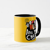 Mug Crazy Good Vibes, Vibrant (Devant droit)