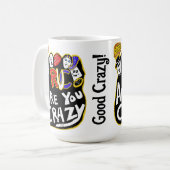 Mug Crazy Good Vibes, Vibrant (Devant gauche)