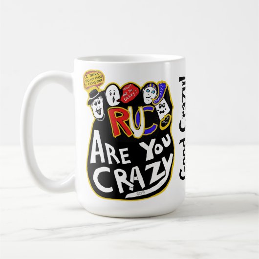 Mug Crazy Good Vibes, Vibrant (Gauche)