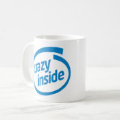 Mug Crazy inside (Devant gauche)