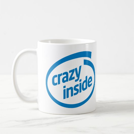 Mug Crazy inside (Gauche)