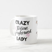 Mug Crazy Italien Greyhound dame Amoureux des chiens D (Devant gauche)