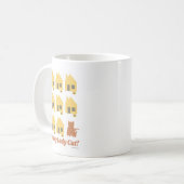 Mug Crazy Lady Cat Fun Cartoon Animal Multi Home Dire (Devant gauche)