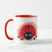 Mug Crazy ladybug lady ajouter du texte (Gauche)