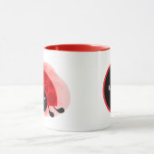 Mug Crazy ladybug lady ajouter du texte (Centre)