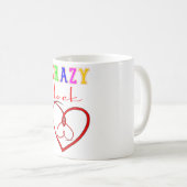 Mug Crazy Lock cadeau de Valentine pour serrure (Devant droit)