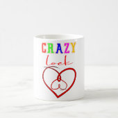 Mug Crazy Lock cadeau de Valentine pour serrure (Centre)