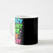 Mug Crazy Plant Lady Gardening Funny Gardeners Men Wom (Devant gauche)