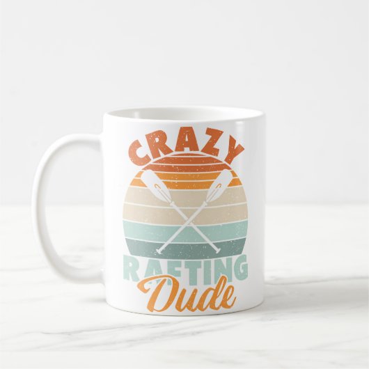 Mug Crazy Rafting Dude Rafting (Gauche)