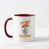 Mug Crazy Redhead avec drôle de dire (Gauche)