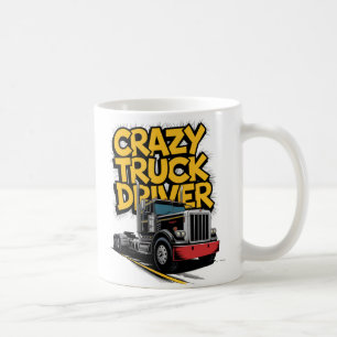 Mug "Crazy Truck Driver Vintage Graphic